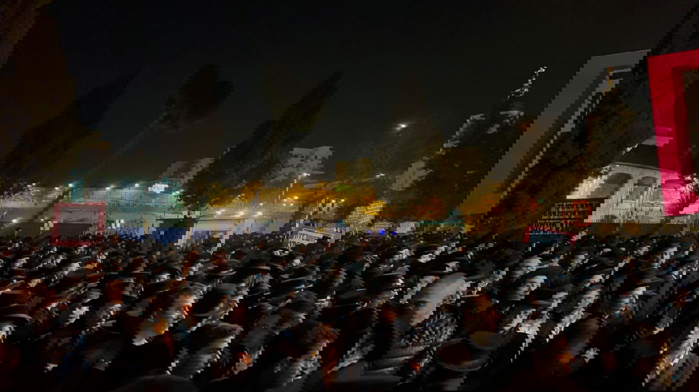 ב"מפגן הזדהות" של 'העדה' עם החשוד בהצתת החנות - עימותים עם המשטרה