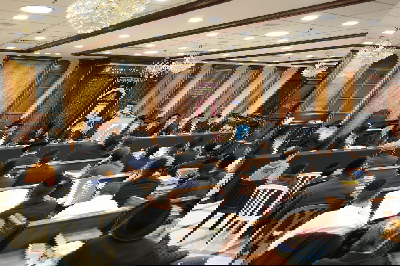 תיעוד: רבנים ואישי ציבור ב'שלושים' להגר"ש אליטוב זצ"ל