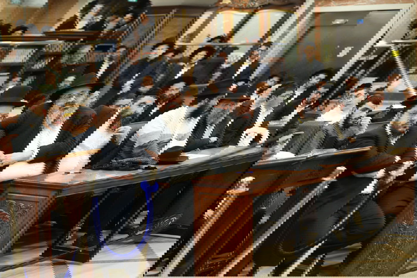 תיעוד: רבנים ואישי ציבור ב'שלושים' להגר"ש אליטוב זצ"ל