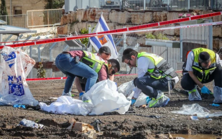 זירת הפיגוע