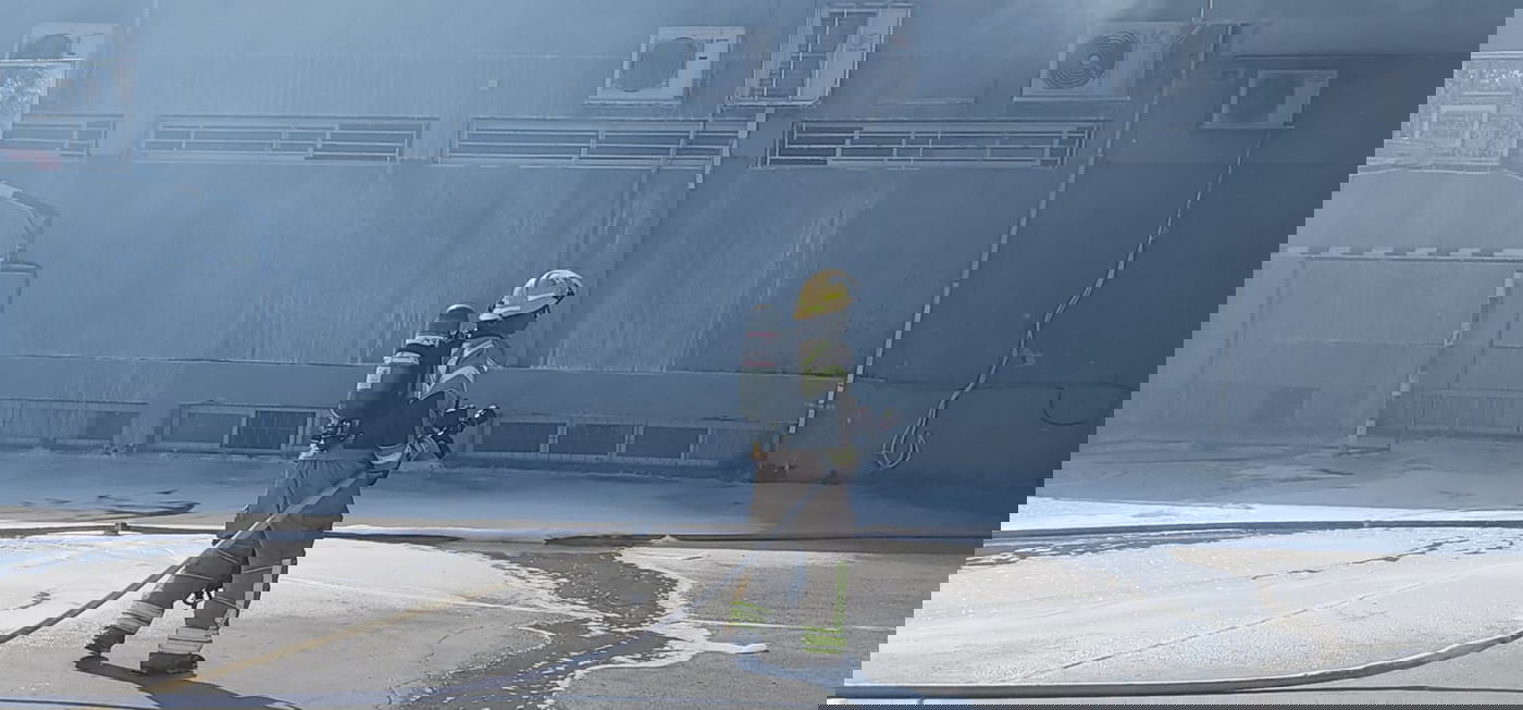 שריפה פרצה בבניין בית הספר 'שובו' בלוד