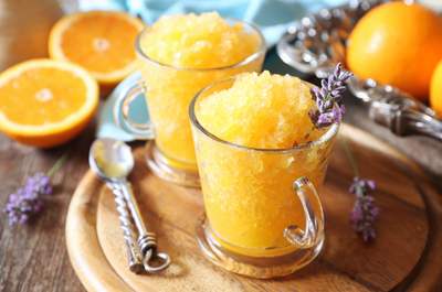 מתכון לגרניטה תפוזים: ברד ביתי משודרג