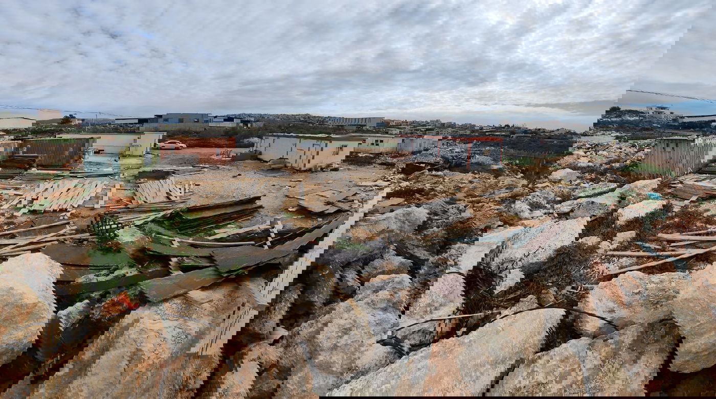 המתחם ממנו נחטפו הפלסטינים