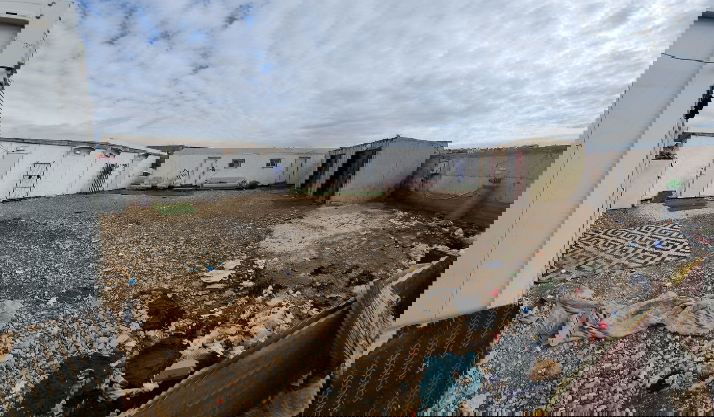 המתחם ממנו נחטפו הפלסטינים