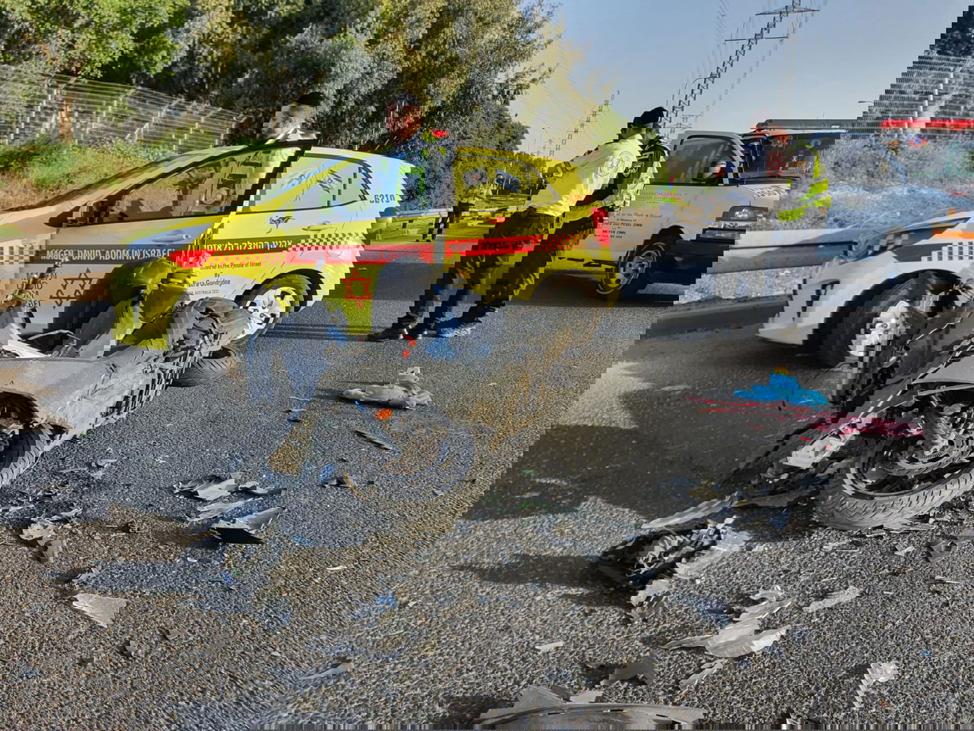 זירת התאונה