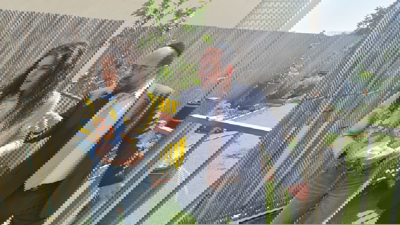 הרב נורדמן עם שלומית מלכה