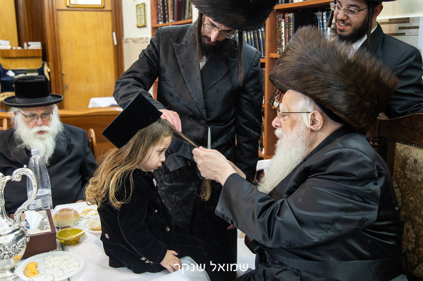 שמחת החלאקה לנכד האדמו"רים משאץ ויז'ניץ ונארול