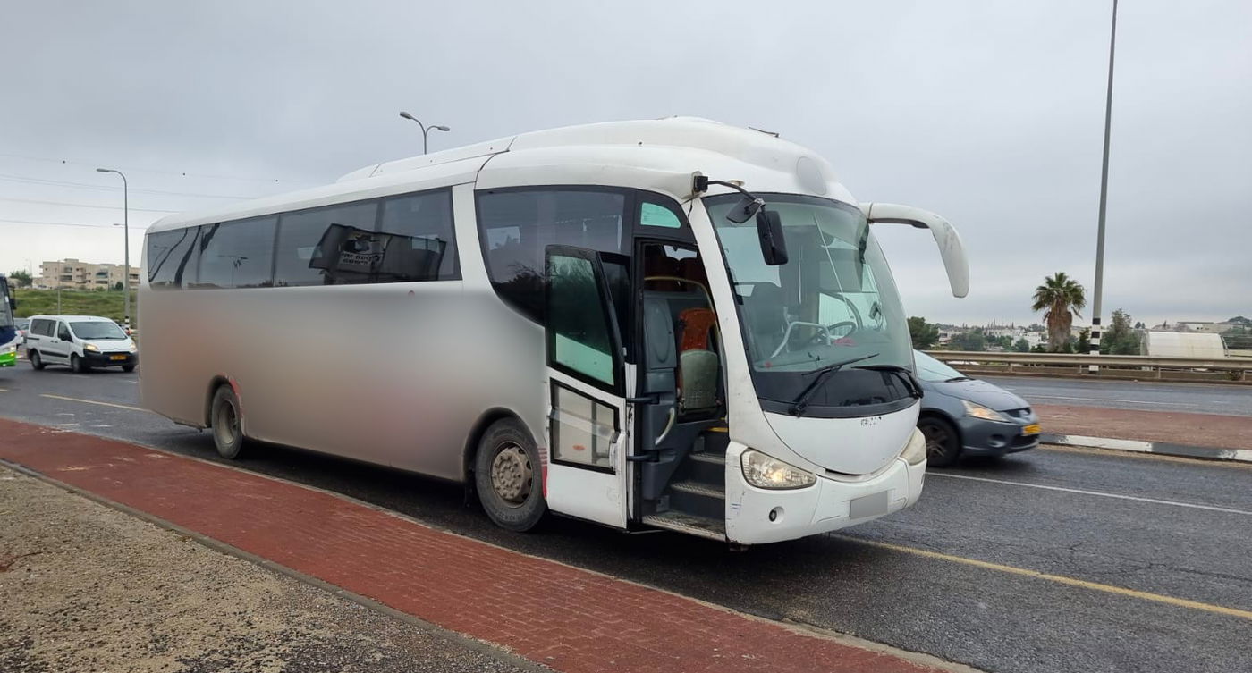 נהג האוטובוס התגלה כמי שלא הוציא רישיון מעולם