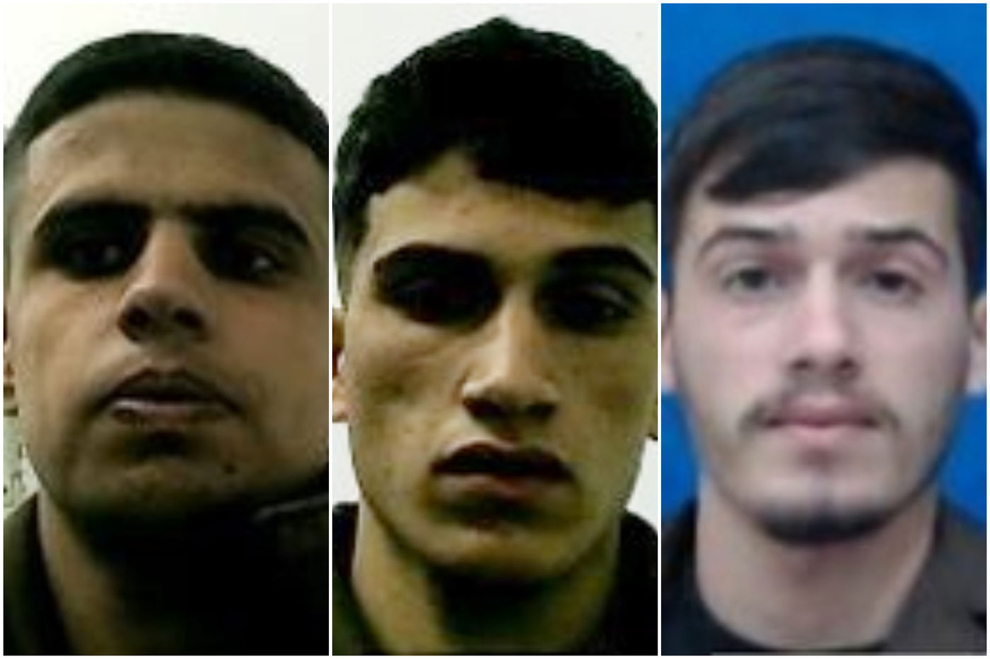 שלושת המחבלים שנעצרו