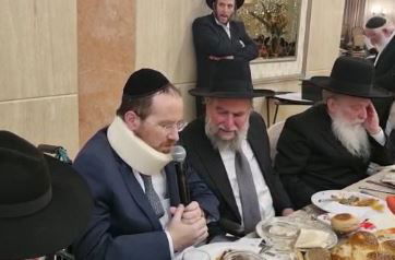 הרב אברהם נח פאלי בברית לבנו