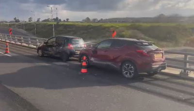 זירת התאונה של לפידות באיילון