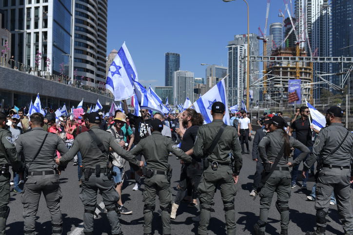 המחאה בתל אביב