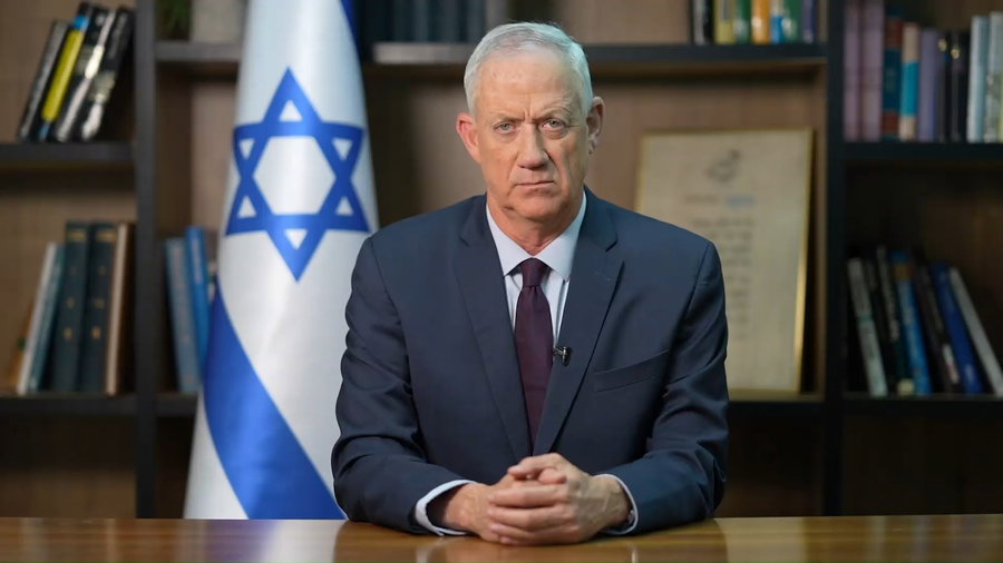 התגובה של גנץ, הערב