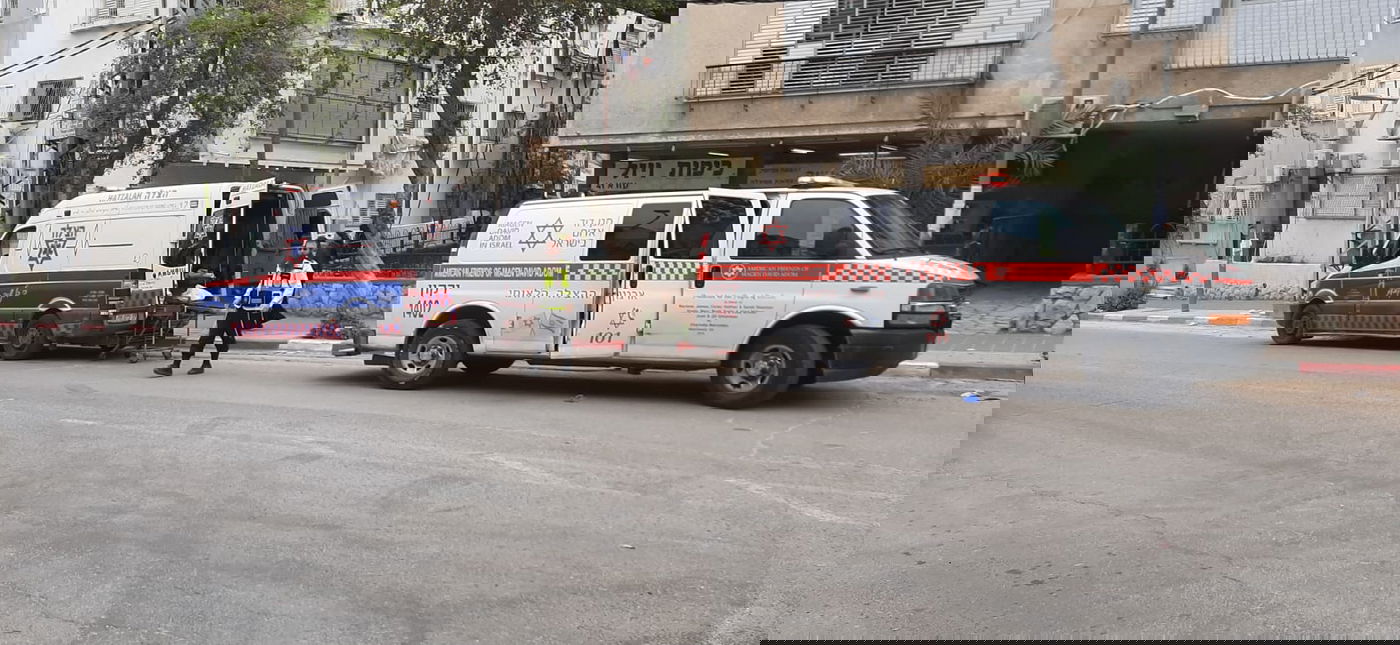 זירת התאונה בבני ברק