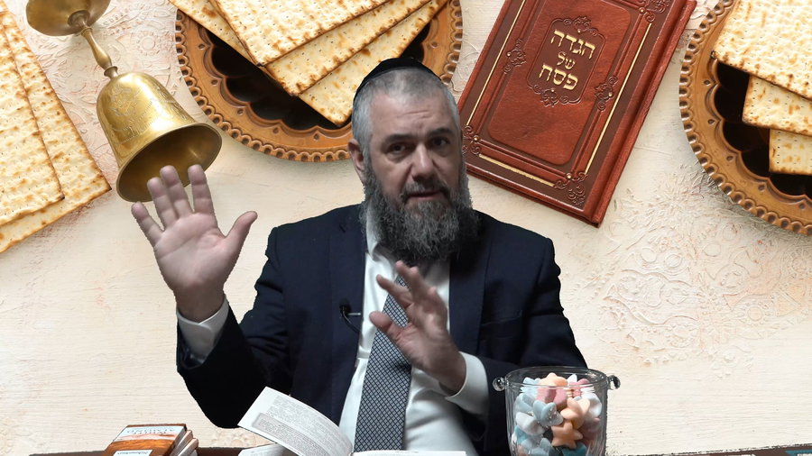 הרב אבנר קוואס עם הדמיה של ליל הסדר | ורחץ כרפס