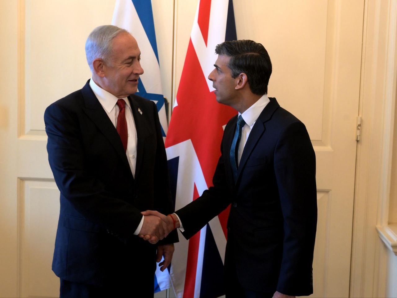 נתניהו נפגש עם רישי סונאק; באופן חריג - ללא הצהרה