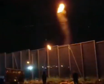 מחבלים יידו בקבוקי תבערה לעבר הנוסעים לעיר החרדית