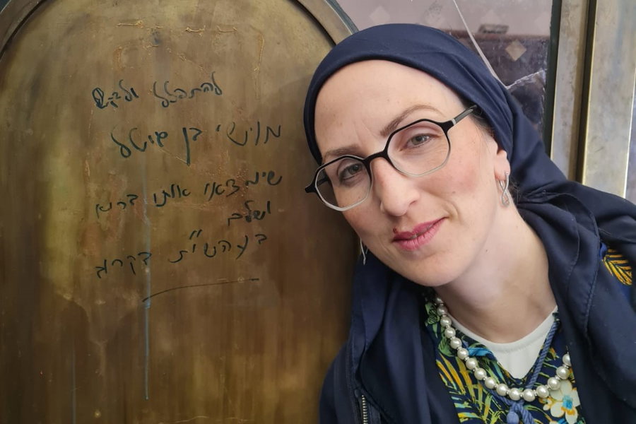 גיטי קליינרמן בציון הרשב"י, היום