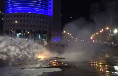 מכת"זית בהפגנה