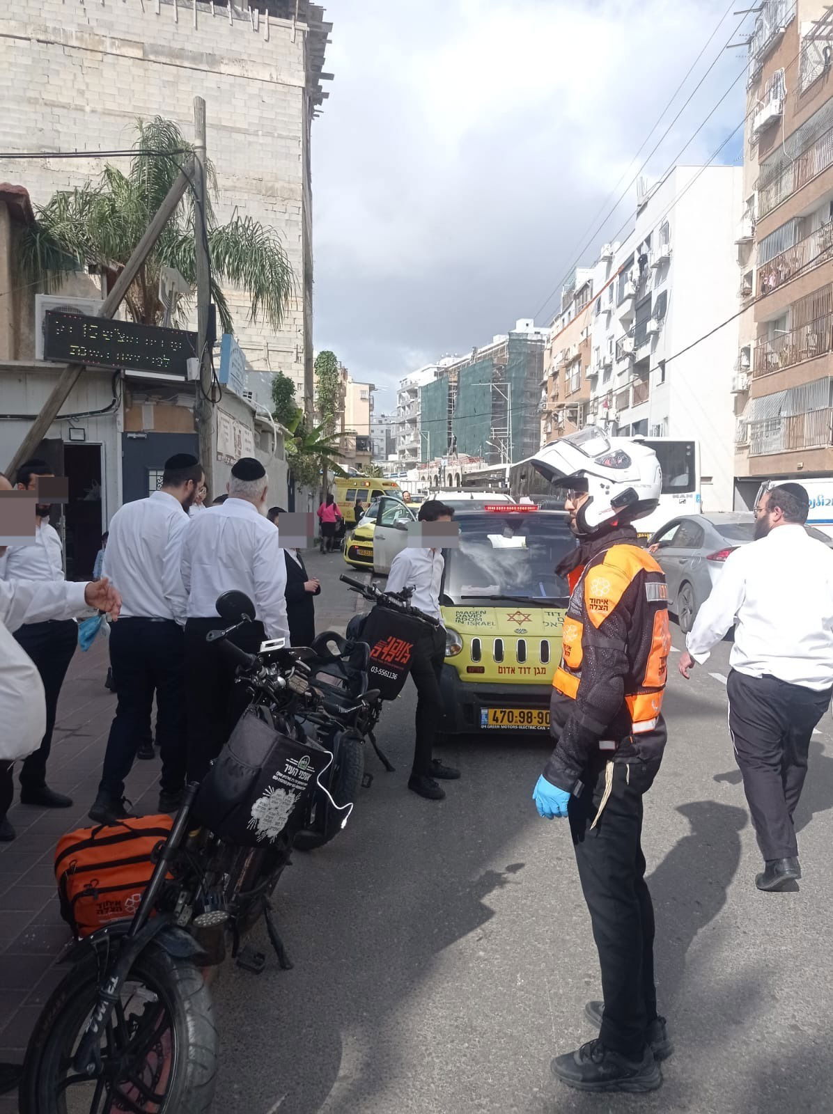 זירת התאונה