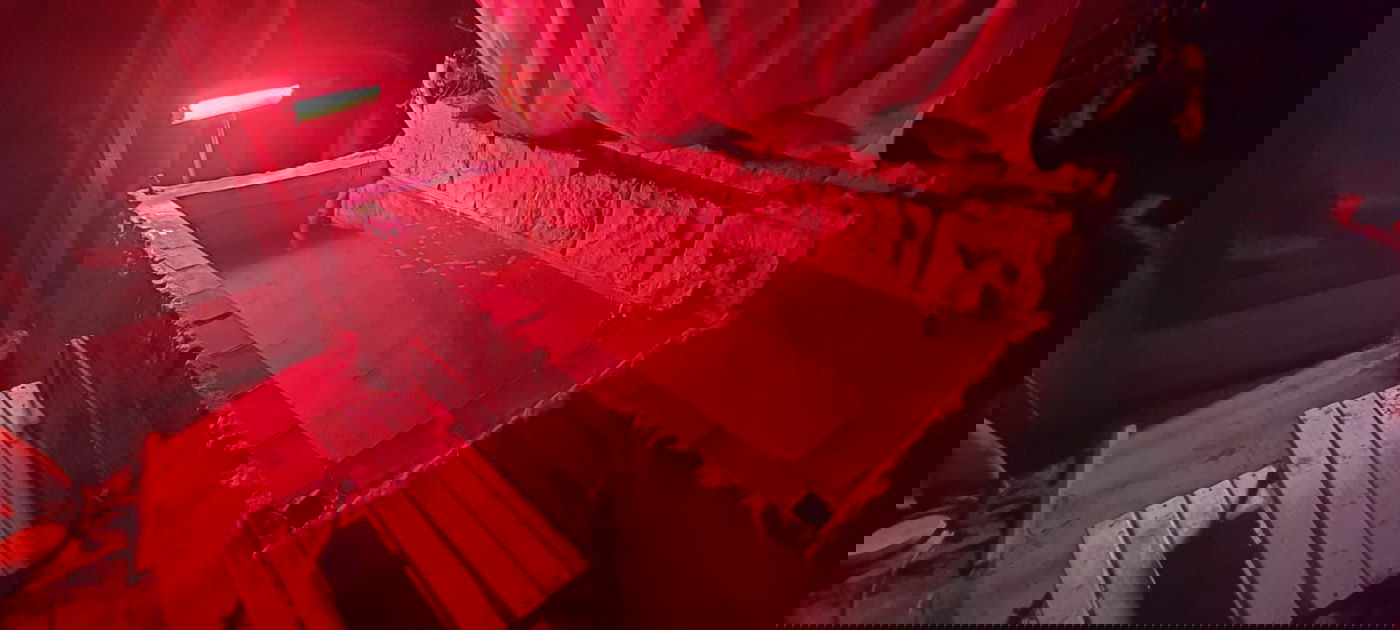 המקווה הקדוש כשמחממים אותו באמצע הלילה