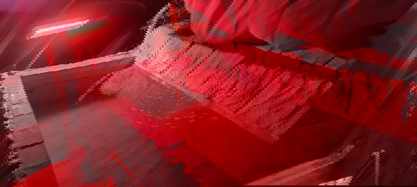 המקווה מחומם בלילה