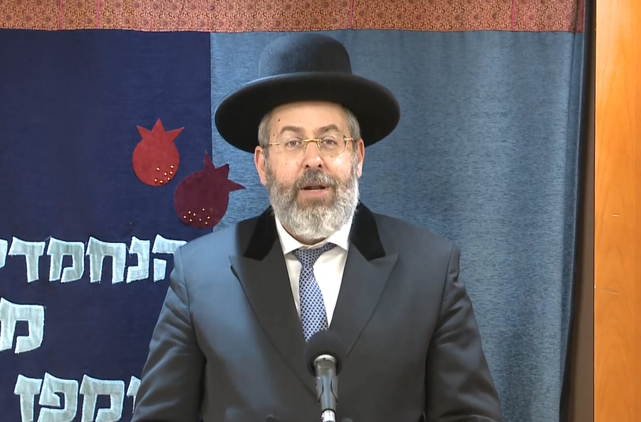 דרשת שבת הגדול של הרב דוד לאו
