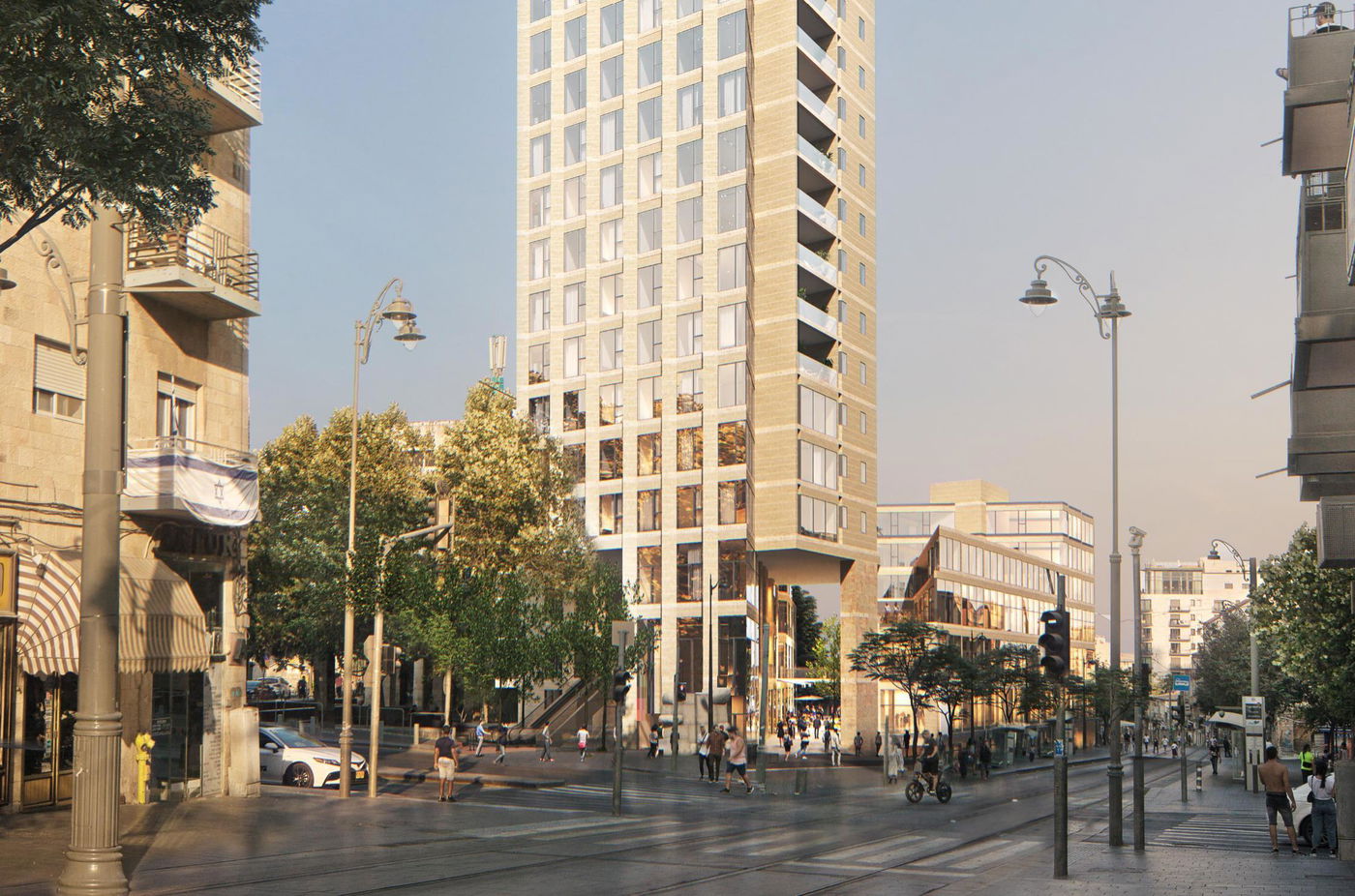 התכנון שהוגש לוועדה