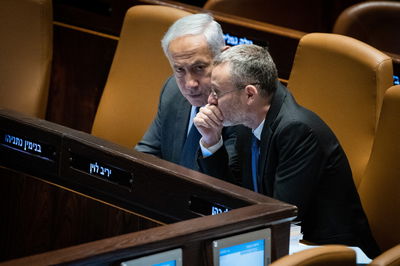 נתניהו ולוין מודים למפגינים בעד הרפורמה: "לא נוותר"