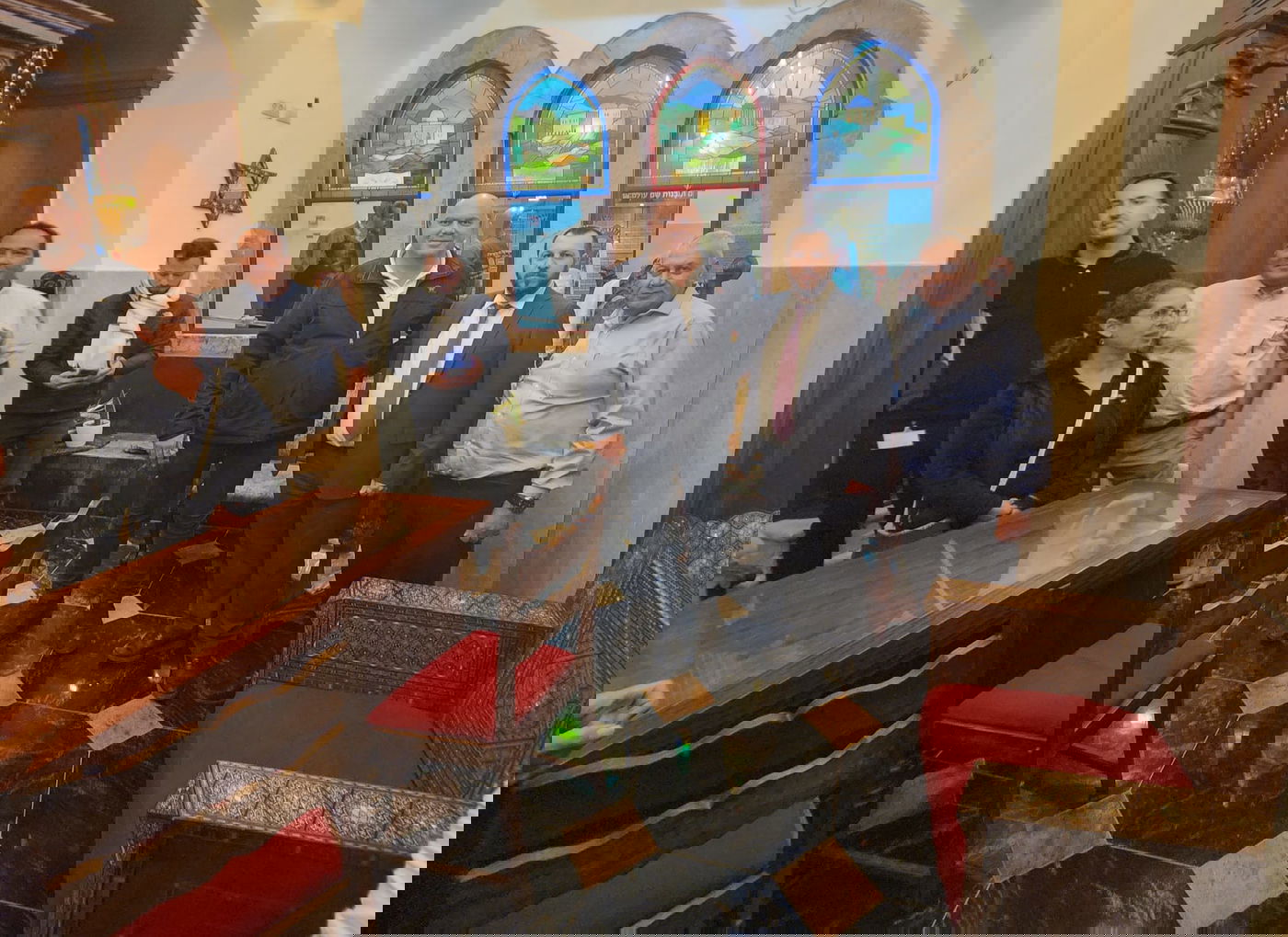 שר המורשת עמיחי אליהו סייר במתחם קבר רבי מאיר בעל הנס