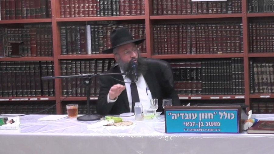 הרב בנימין חותה עם ההכנה הראויה לליל הסדר