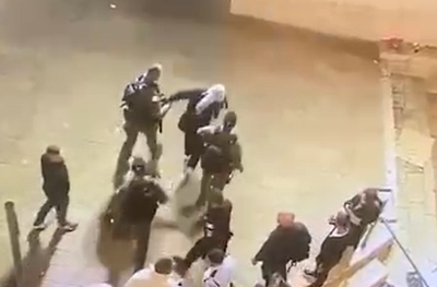 כך המשטרה סיכלה פיגוע דקירה בשער שכם | צפו