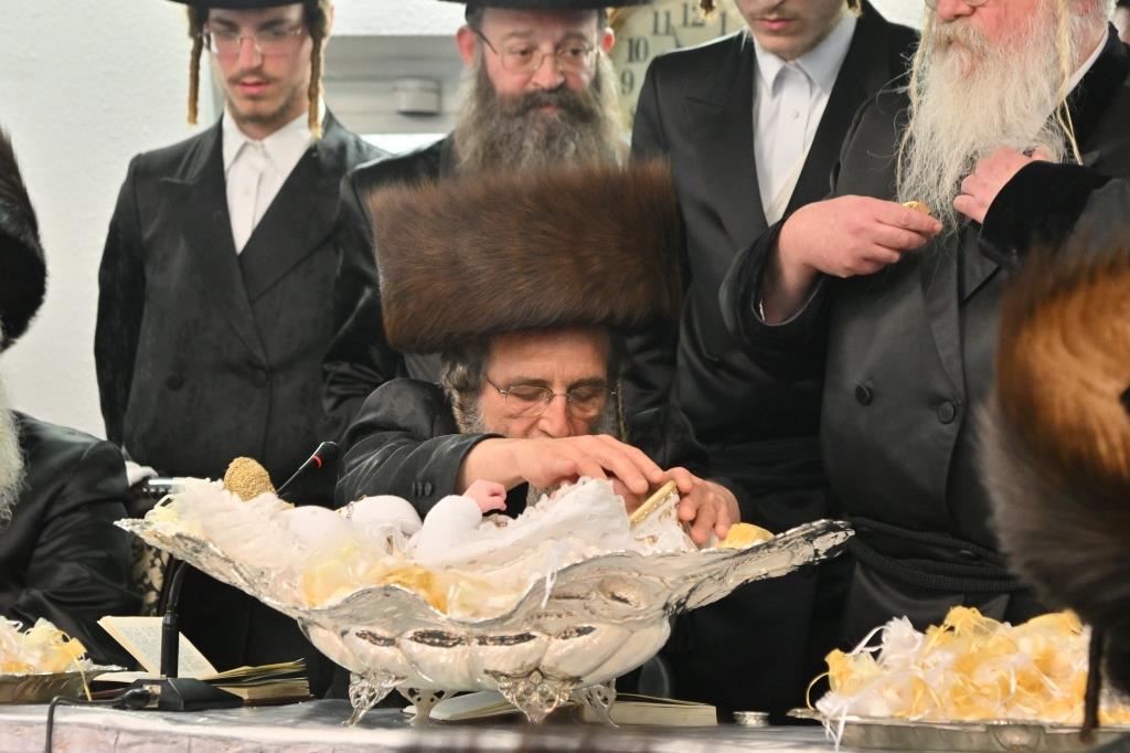 שמחת פדיון הבן לנכד האדמו"ר מביאלא | צפו