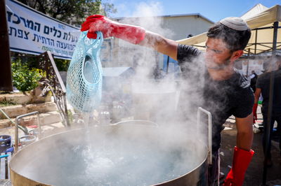 הגעלת כלים אתמול בצפת