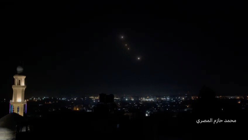 ירי רקטות על שדרות במהלך מלחמת חרבות ברזל