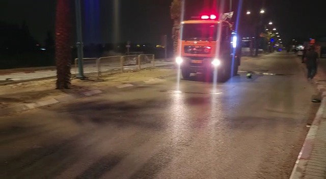 זירת פיצוץ הרכב