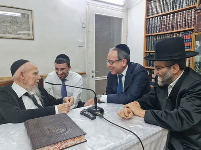 הפגישה היום עם השגריר