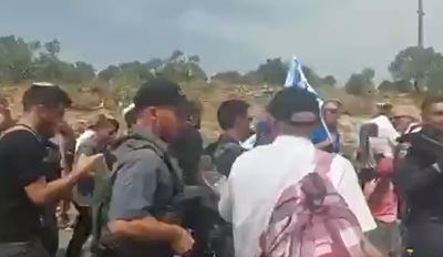 "לך הביתה, הגעת לעשות סיבוב"; צעקות על בן גביר באביתר