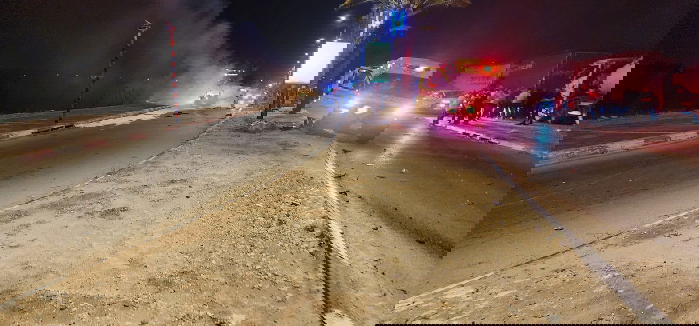 שני גברים בני 30 נפצעו קשה בפיצוץ רכב בלוד