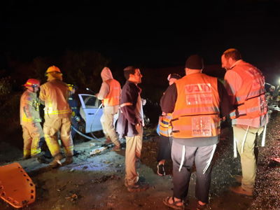 זירת התאונה הקשה