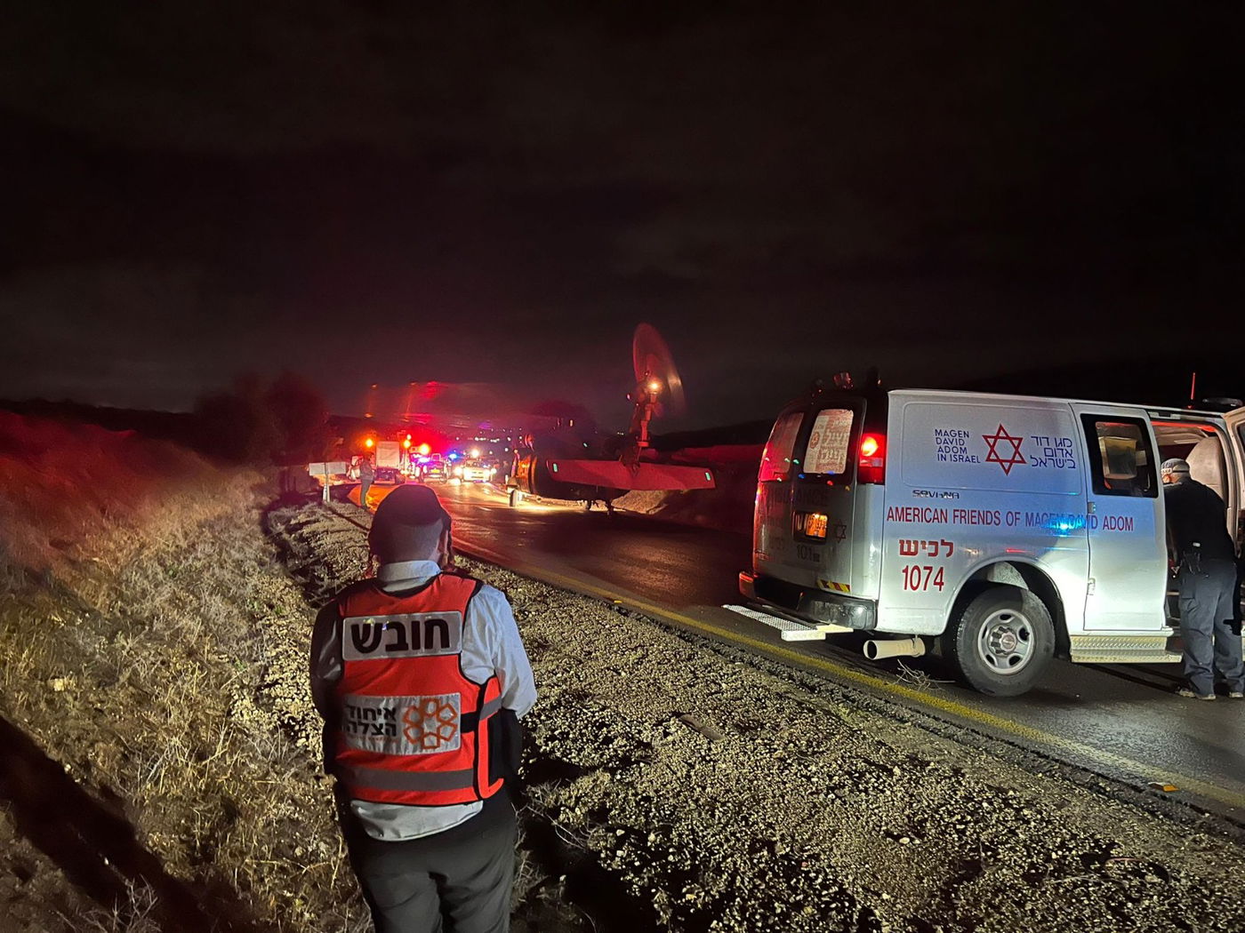 זירת התאונה