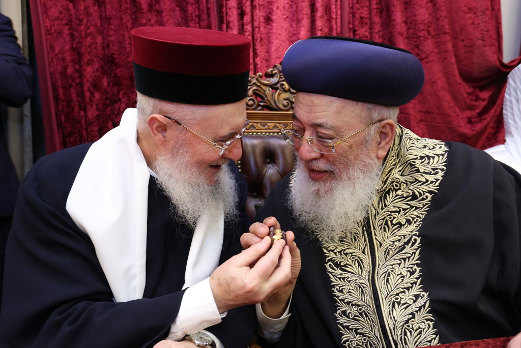 "גם כשיש חילוקי דעות, צריכים להיות באחדות"; המימונה של הראשל"צ הגר"ש עמאר