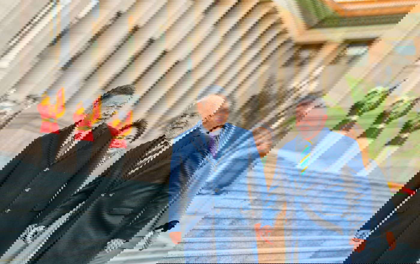 המפגש בין נשיא ברזיל לולה לנשיא סין שי