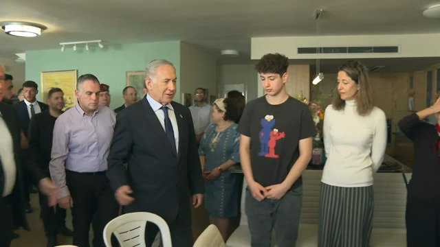 נתניהו בניחום האבלים