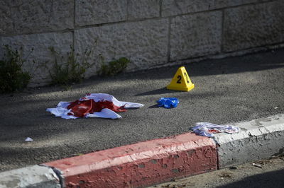 זירת הפיגוע, הבוקר