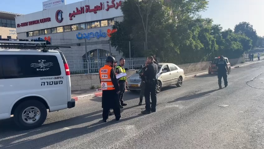 זירת הפיגוע, הבוקר