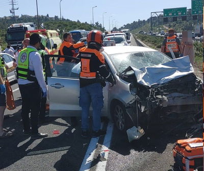 זירת התאונה