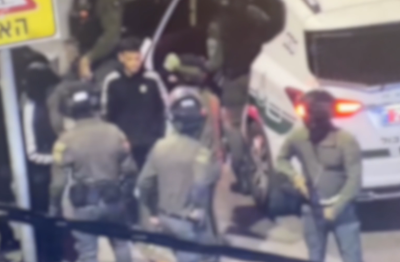 תיעוד: ירו זיקוקין ויידו אבנים על המשטרה - ונעצרו