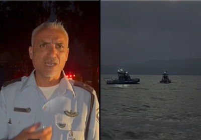 חיפושים נרחבים בכנרת: חשש כבד לחיי האברך שקפץ למים מקיאק - ומאז אבדו עקבותיו