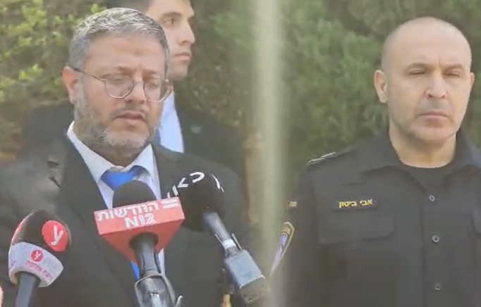 בן גביר בזירה בטייבה: "המשטרה והשב"כ יגיעו אל הרוצח"